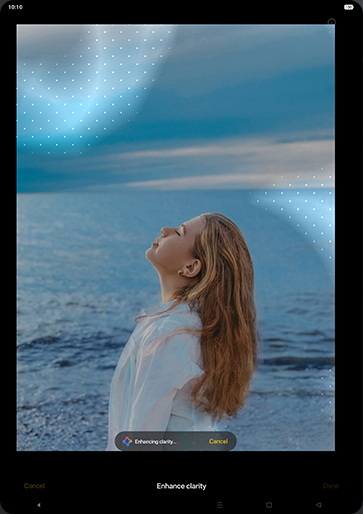 Step 10: Enhancing clarity.