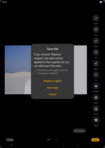 Step 12: Tap on Save.