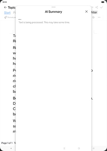 Step 8: Generating summary.
