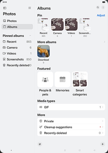 Step 3: Tap on desired Folder.