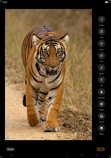 Step 6: Tap on AI Editor.