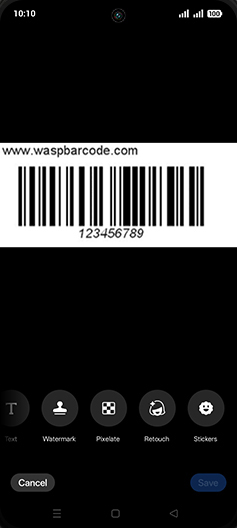 Step 8: Tap on Pixelate.