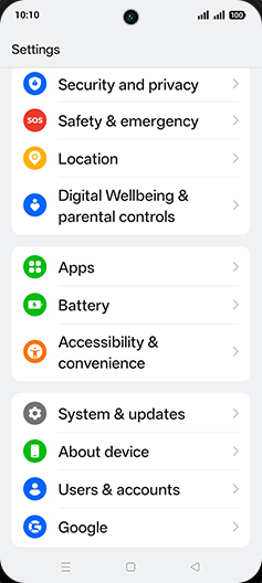 Step 3: Tap on Apps.