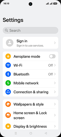 Step 3: Tap on Mobile network.