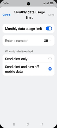Step 18: Tap on Enter a number.