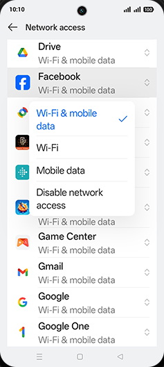 Step 7: Tap on desired option.