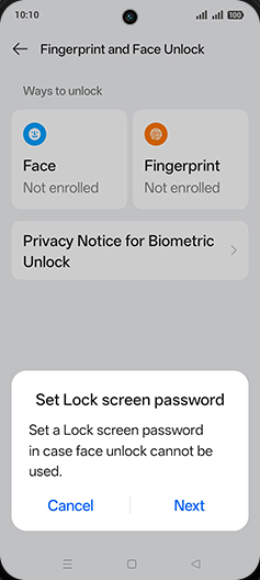 Step 7: Tap on Next.