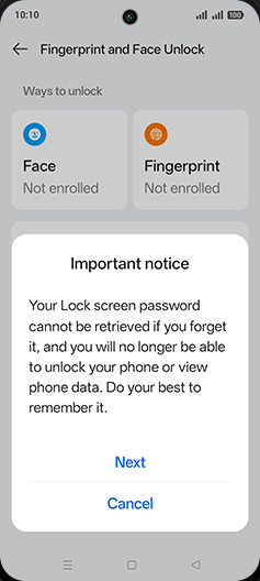 Step 9: Tap on Next.