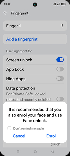 Step 14: Tap on Cancel.