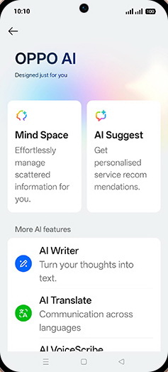 Step 4: Tap on Mind Space.