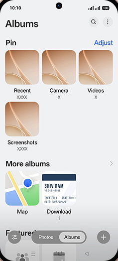 Step 4: Tap on desired Folder.