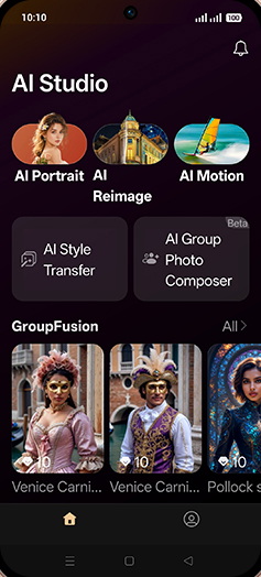 Step 4: Tap on AI Reimage.