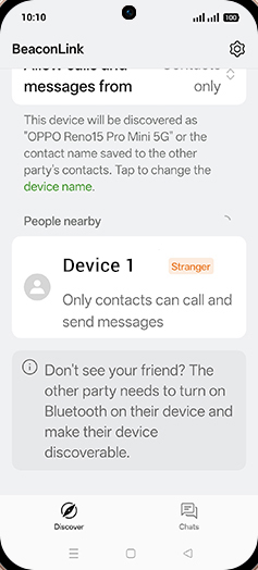 Step 8: Tap on Device.