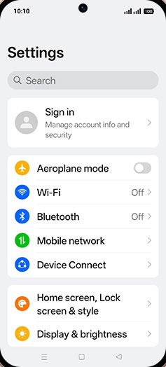 Step 3: Tap on Mobile network.