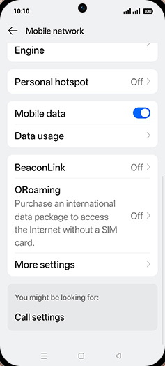 Step 4: Tap on Data usage.
