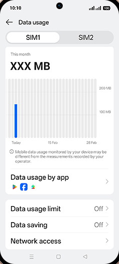 Step 5: Tap on Data saving.