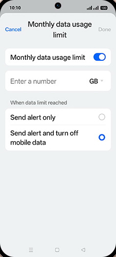 Step 18: Tap on Enter a number.