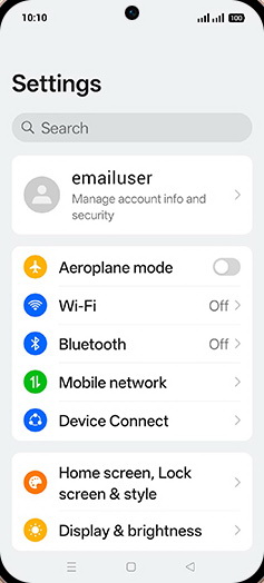 Step 3: Tap on Mobile network.