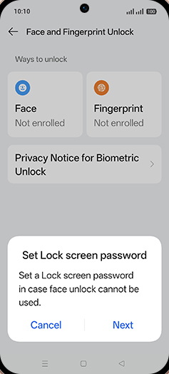 Step 7: Tap on Next.
