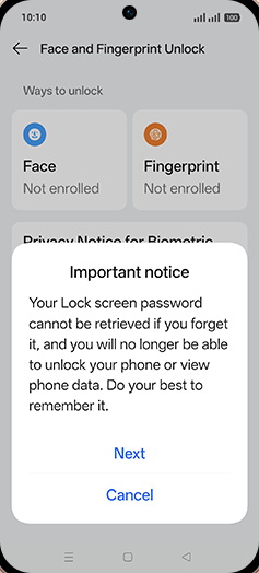 Step 9: Tap on Next.