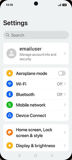 Step 3: Tap on Mobile network.