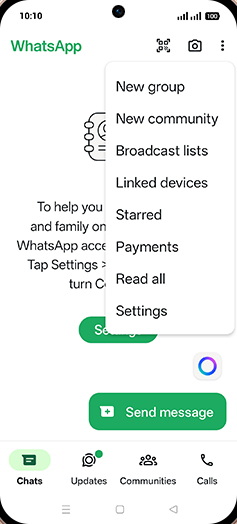 Step 4: Tap on Settings.