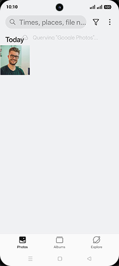 Step 3: Tap on Albums tab.