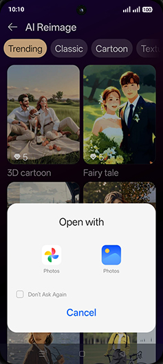 Step 6: Tap on Photos.