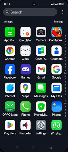 Step 2: Tap on WhatsApp icon.
