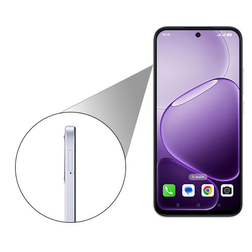 Step 4: Carefully insert the SIM card tray into the Device.