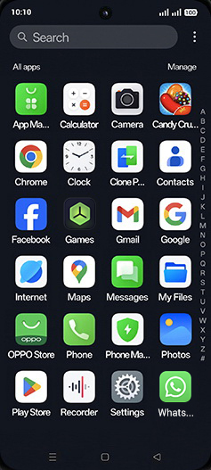 Step 2: Tap on WhatsApp icon.