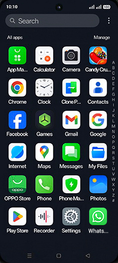 Step 2: Tap on WhatsApp icon.