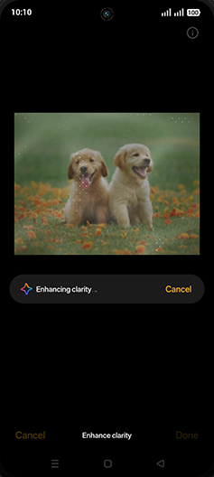 Step 9: Enhancing clarity.