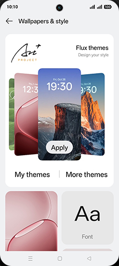 Step 5: Tap on desired Flux themes.
