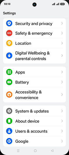 Step 3: Tap on Apps.