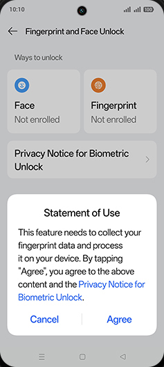 Step 7: Tap on Agree.