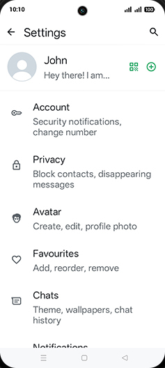 Step 5: Tap on Chats.