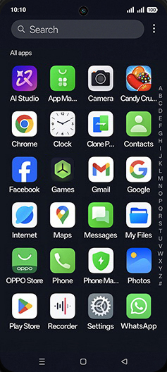 Step 2: Tap on WhatsApp icon.