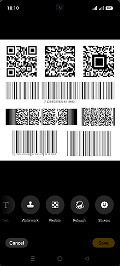 Step 8: Tap on Pixelate.