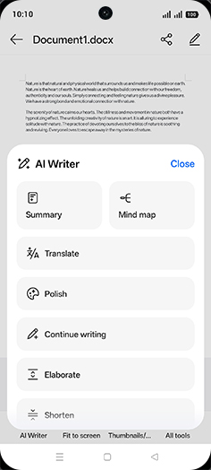 Step 6: Tap on Translate.