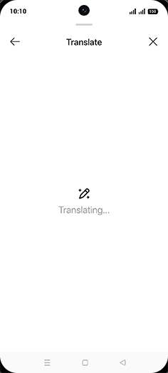 Step 8: Translating document.