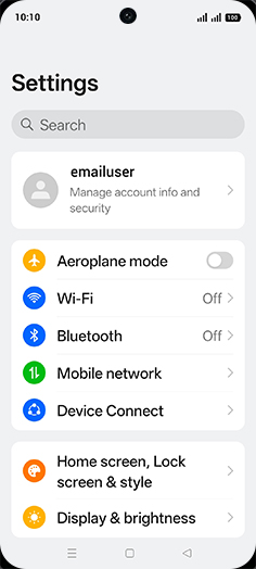 Step 3: Tap on Mobile network.