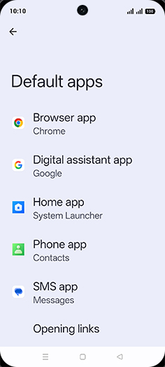 Step 5: Tap on Browser app.