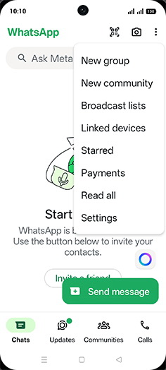 Step 4: Tap on Settings.