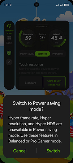 Step 5: Tap on Switch.