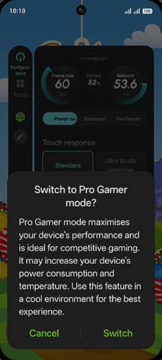 Step 7: Tap on Switch.