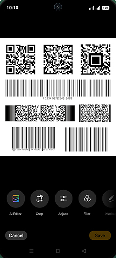 Step 7: Swipe left for Pixelate option.
