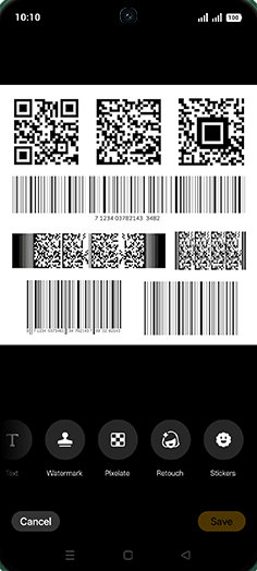 Step 8: Tap on Pixelate.