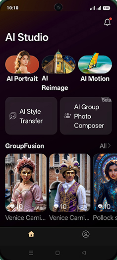 Step 3: Tap on AI Reimage.