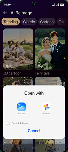 Step 6: Tap on Photos.